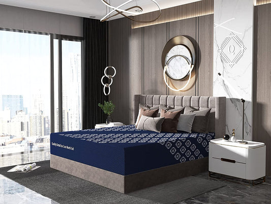 Quality Detail Ice Core North Gel King Size 14 Inch Cool Soft Foam Mattress