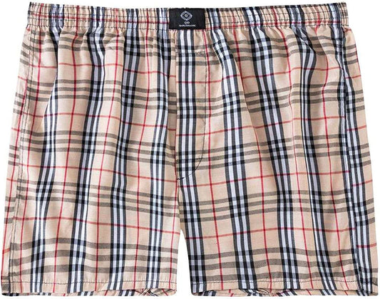 Quality Detail 6 pack of European XL / US Medium Classic Woven Boxers