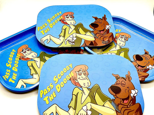 Legendary Comedy Container 7" x 5" Contains 1 Premium Metal Rolling Tray with Magnetic Lid Set Perfect Backpack Size for On The Go and Discrete.