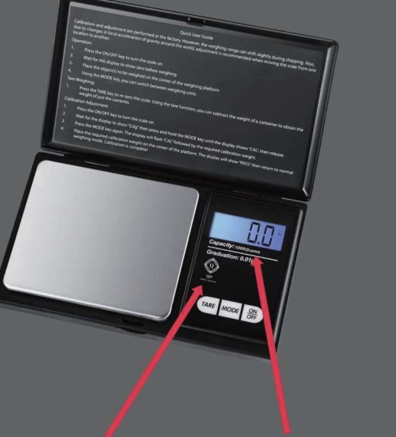 Gram Scale If Your Pocket Digital Scale Doesn't Read 1,000 Grams or Better  It's Pointless! Quality Detail Luxury Hand Held Special Edition! 1000g  which is Equal to About 2.2lbs Perfect for On