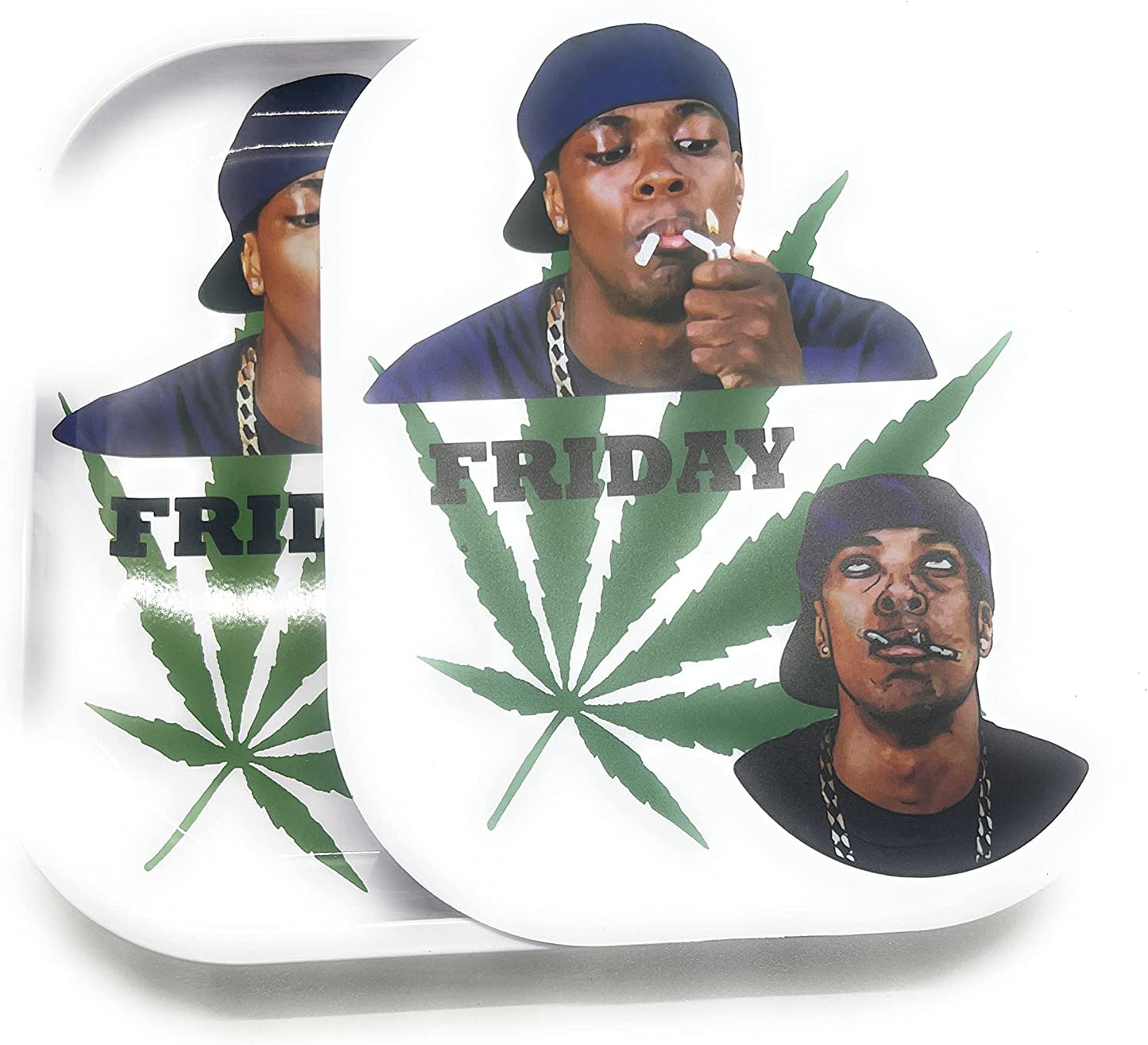 Friday Comedy Rolling Tray With Magnetic Lid 7 x 5 Inch