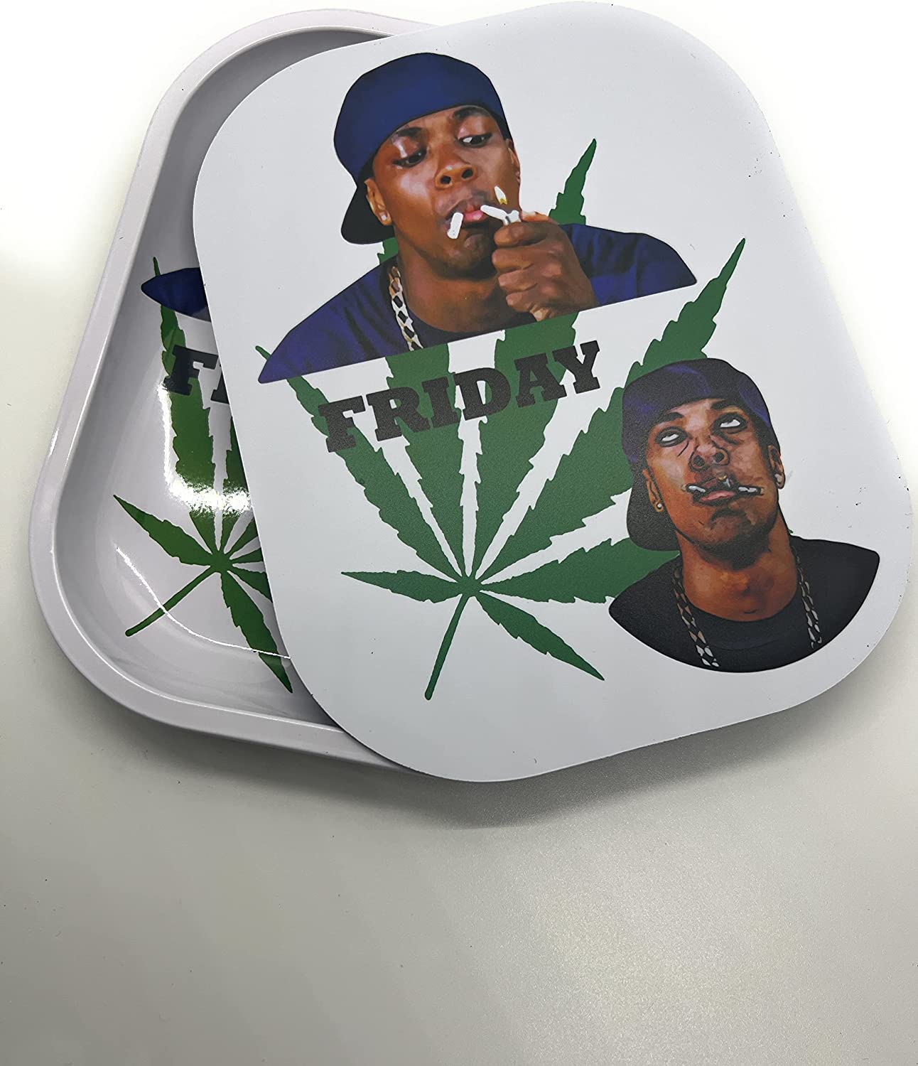 Friday Comedy Rolling Tray With Magnetic Lid 7 x 5 Inch
