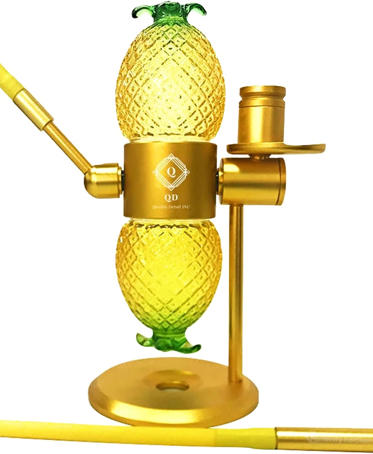 Pineapple Yellow Hookah 15” Metal Infuser