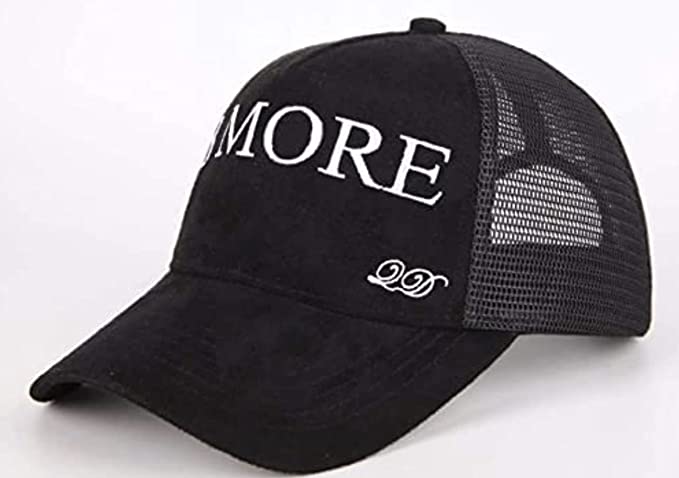 Quality Detail B More Baltimore Black and Suede 6 Panels Embroidery Trucker Cap